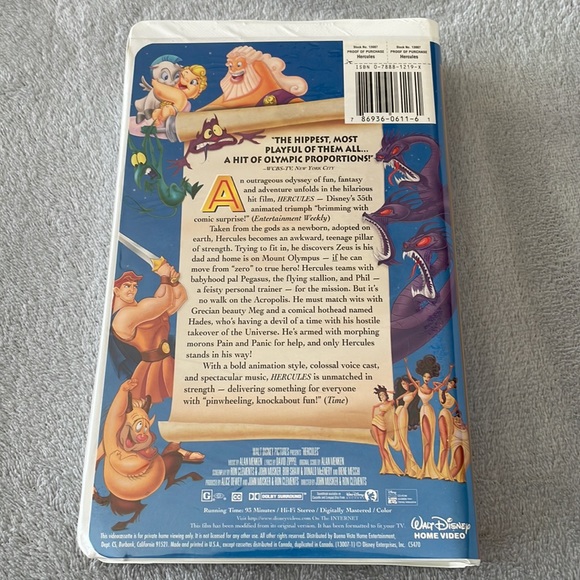 Walt Disney’s Hercules VHS Masterpiece Collection. - Picture 5 of 6